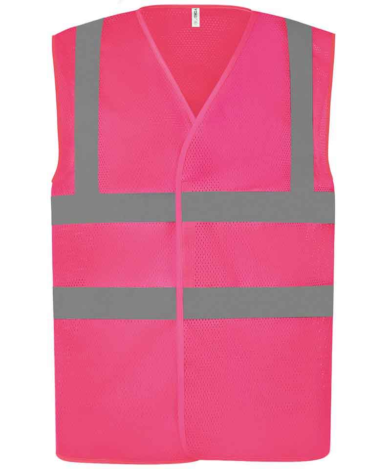 Yoko YK006 Top Cool Open Mesh 2 Band And Braces Waistcoat (HVW120)
