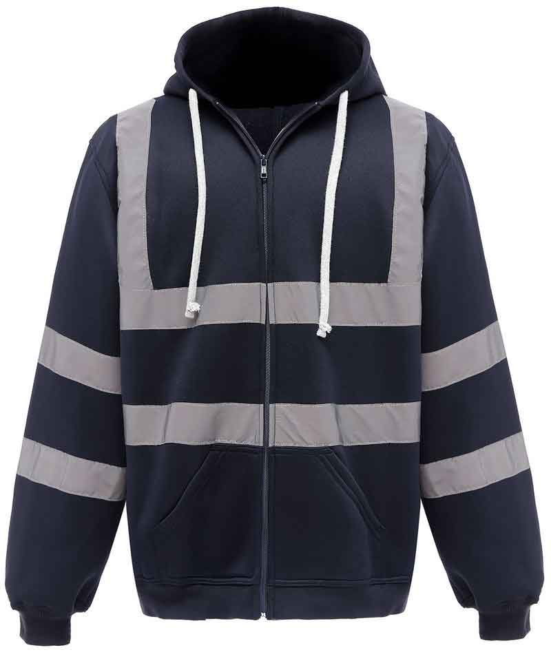 Yoko YK012 Hi-vis zip hoodie (HVK07)