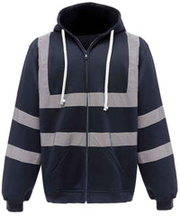 Yoko YK012 Hi-vis zip hoodie (HVK07)