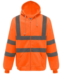 Yoko YK012 Hi-vis zip hoodie (HVK07)