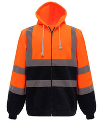Yoko YK012 Hi-vis zip hoodie (HVK07)