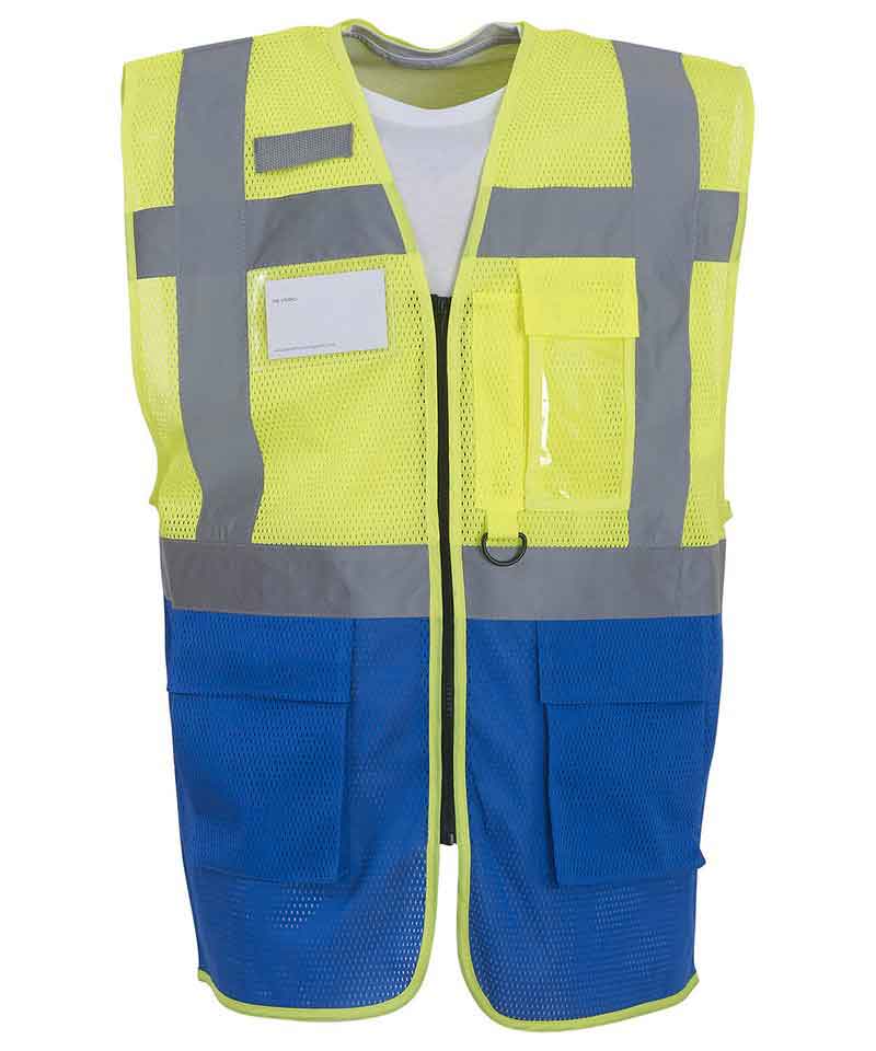 Yoko Hi-vis top cool open-mesh executive waistcoat (HVW820)