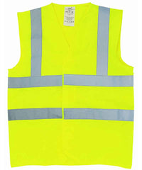 Yoko YK016 Flame-retardant hi-vis sleeveless waistcoat (HVW100FR)