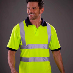 Yoko YK020 Hi Vis Short Sleeve Polo (HVJ210)