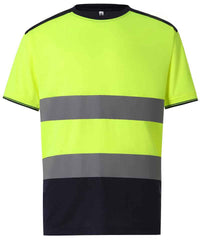Yoko YK034 Hi-vis two-tone t-shirt (HVJ400)