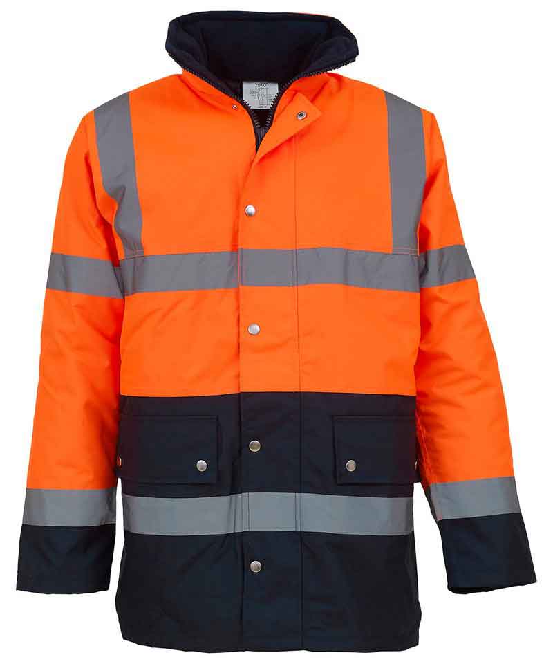 Yoko YK048 High visibility two-tone motorway jacket (HVP302)
