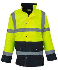 Yoko YK048 High visibility two-tone motorway jacket (HVP302)