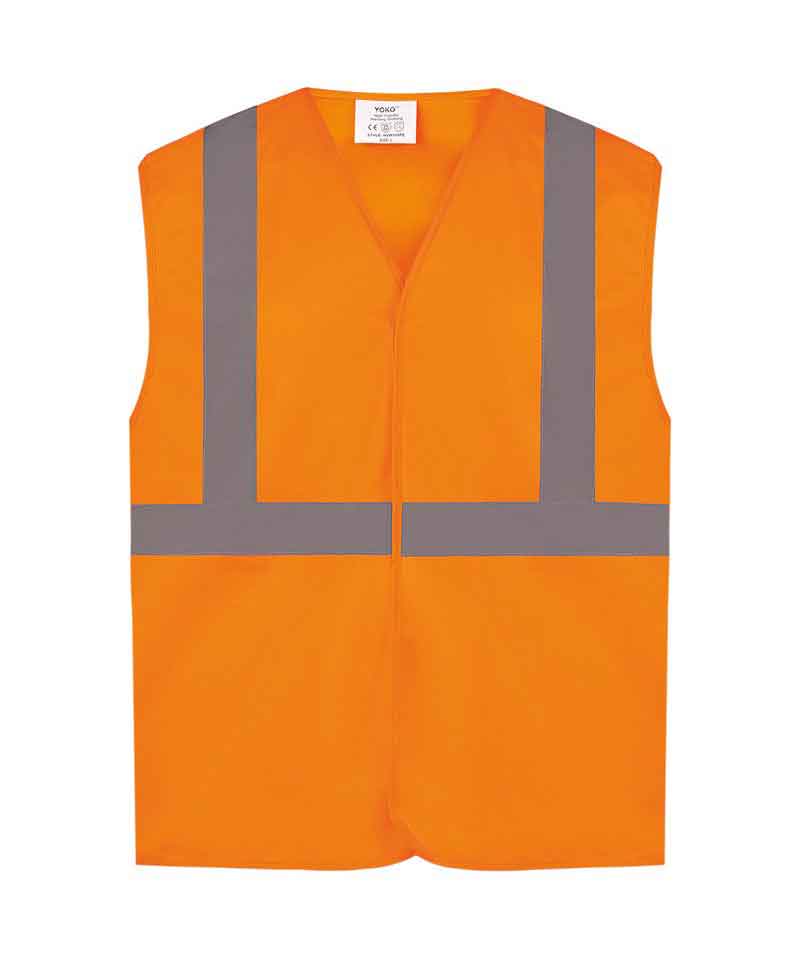 Yoko YK103 Hi-vis railway (pull apart) waistcoat class 2 (HVW118PE)