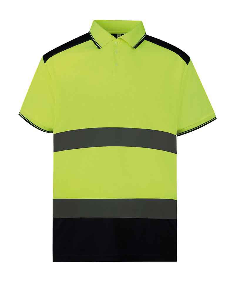 Yoko YK104 Hi-vis two-tone polo shirt (HVJ220)