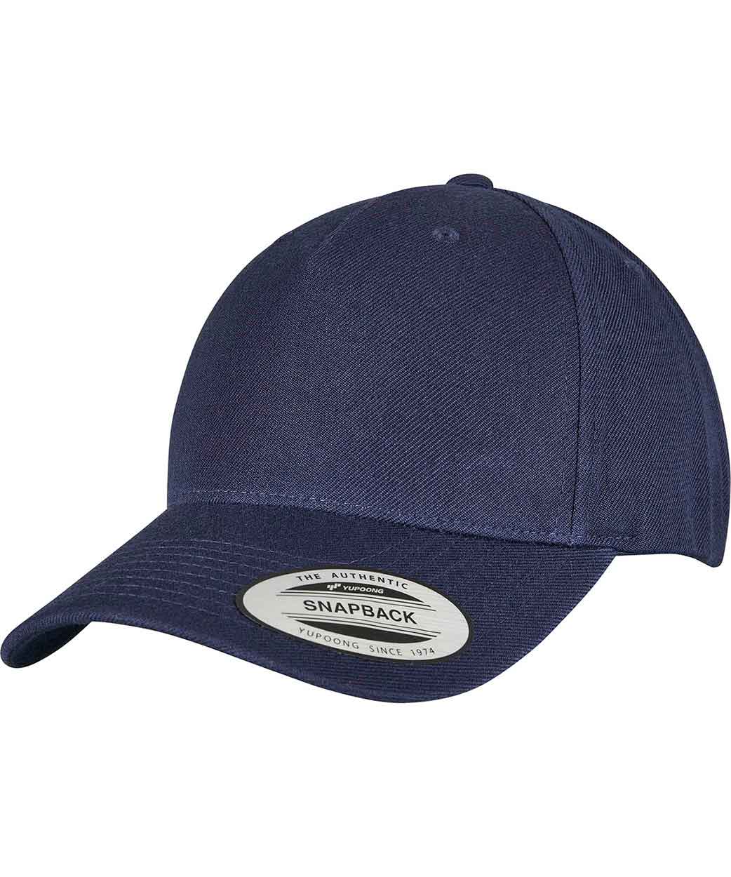 Flexfit by Yupoong 5789M YP classics 5-panel premium curved visor snapback cap