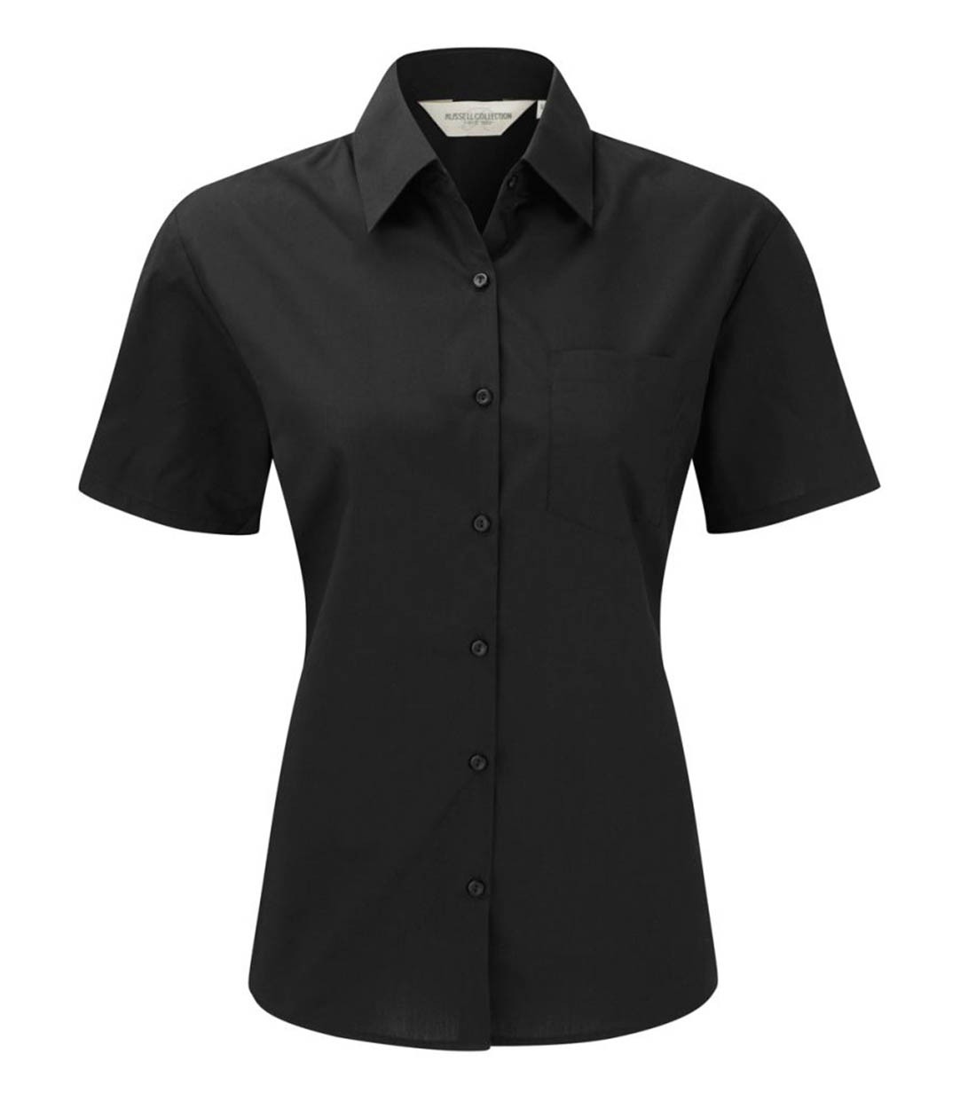Russell Collection 935F Ladies Short Sleeve Shirt - Ladies Short Sleeve  Work Shirts - Work Shirts - Shirts - Leisurewear - Best Workwear