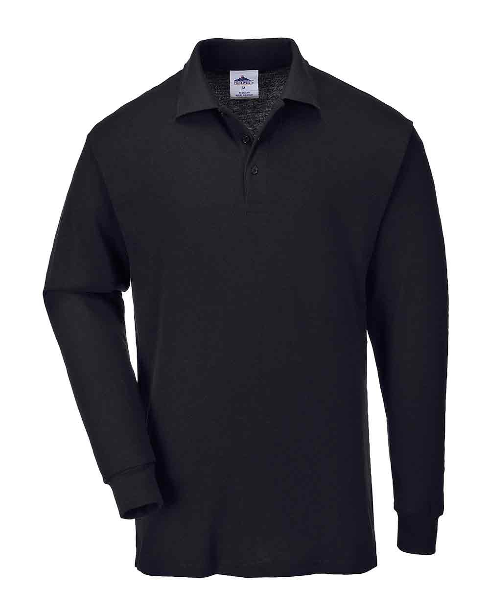 Portwest B212 Long Sleeved Polo Shirt - Workwear Polo Shirts & Tees -  Workwear Tops - Workwear - Best Workwear