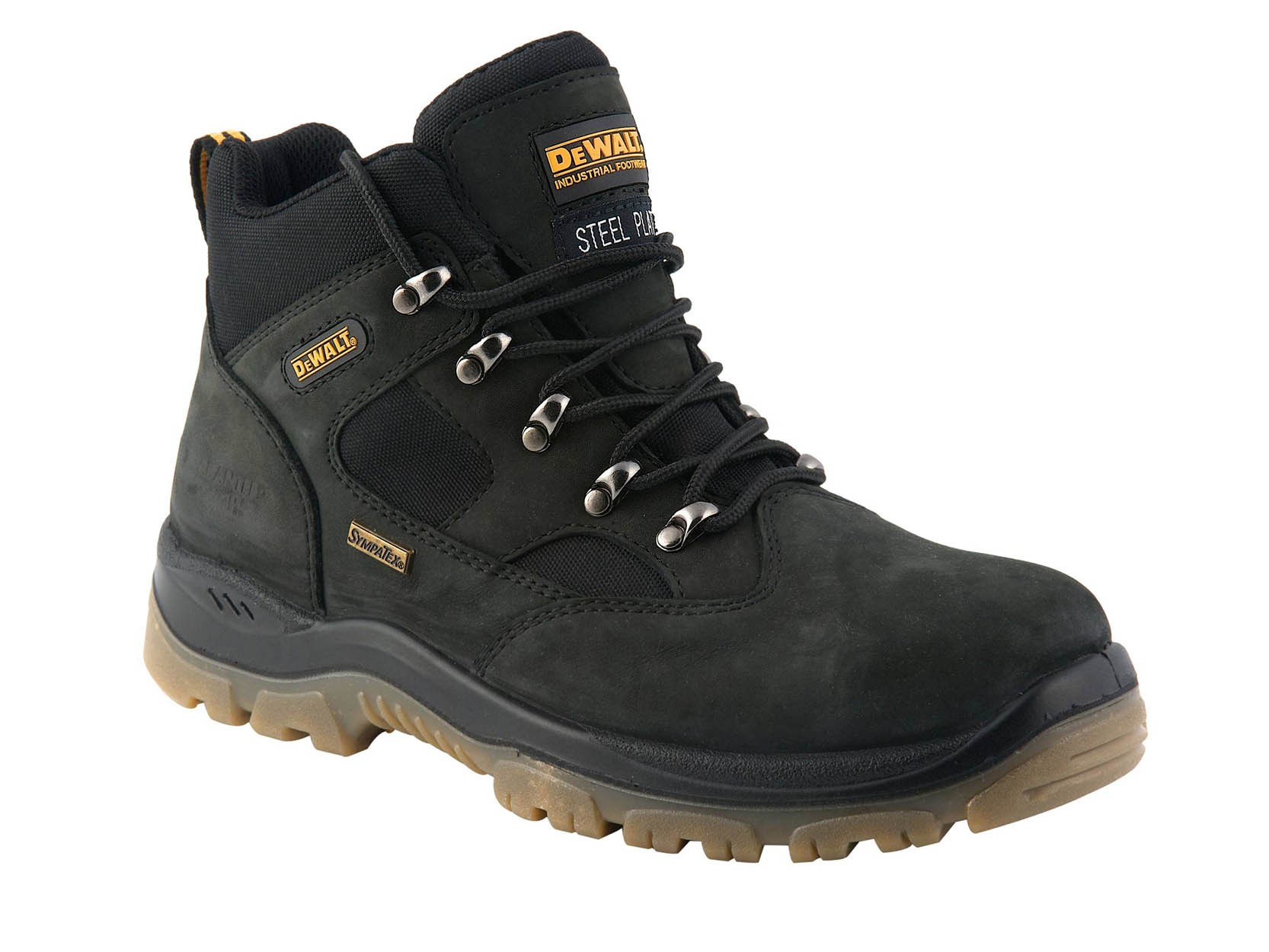 DeWalt Challenger 3 Sympatex Black Waterproof Safety Hiker - Standard Safety  Boots - Mens Safety Boots & Shoes - Safety Footwear - Best Workwear