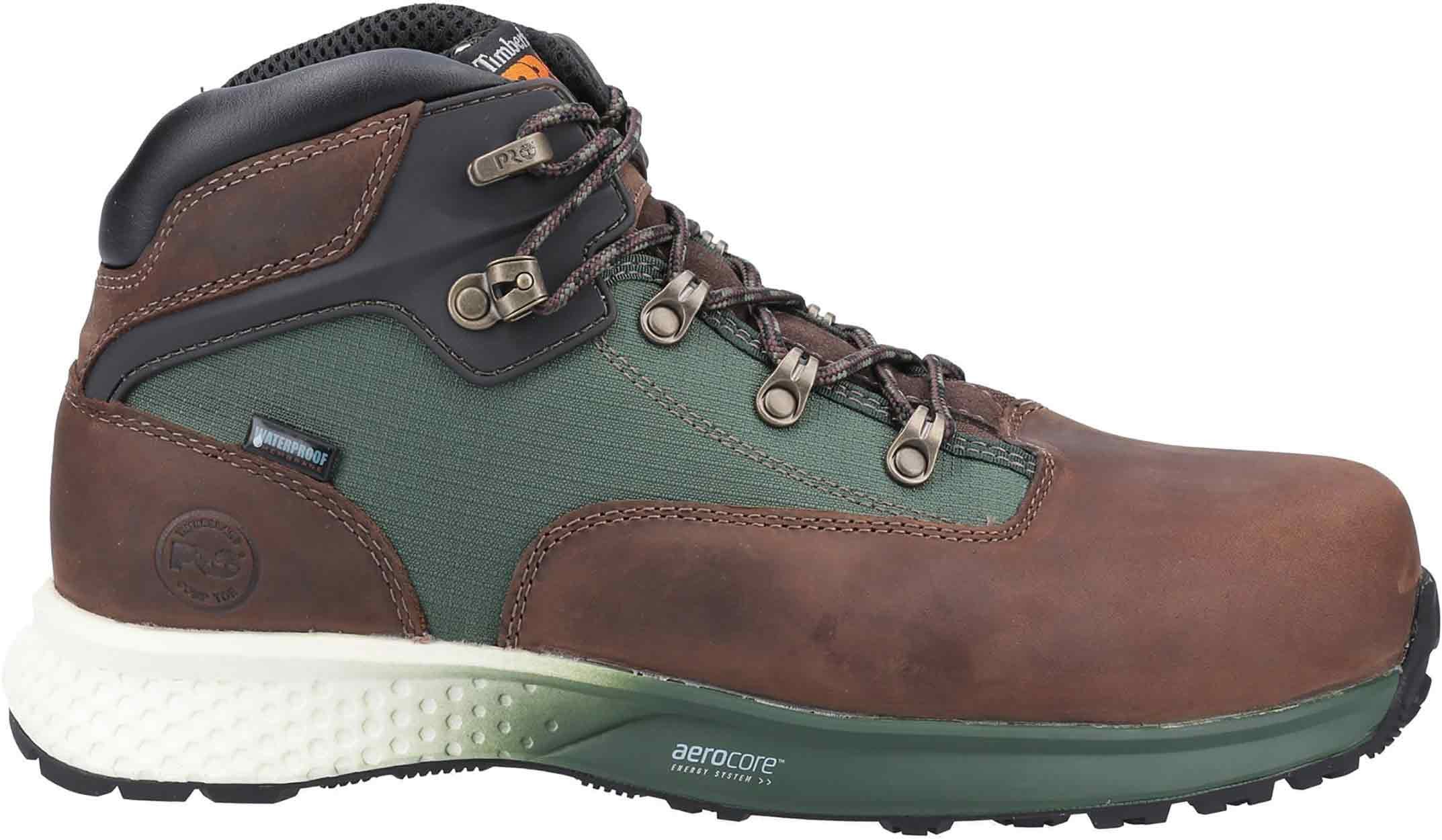 Timberland Pro Euro Hiker S3 Hiker Boot Brown/Green - Composite and Metal  Free Safety Footwear - Mens Safety Boots & Shoes - Safety Footwear - Best  Workwear