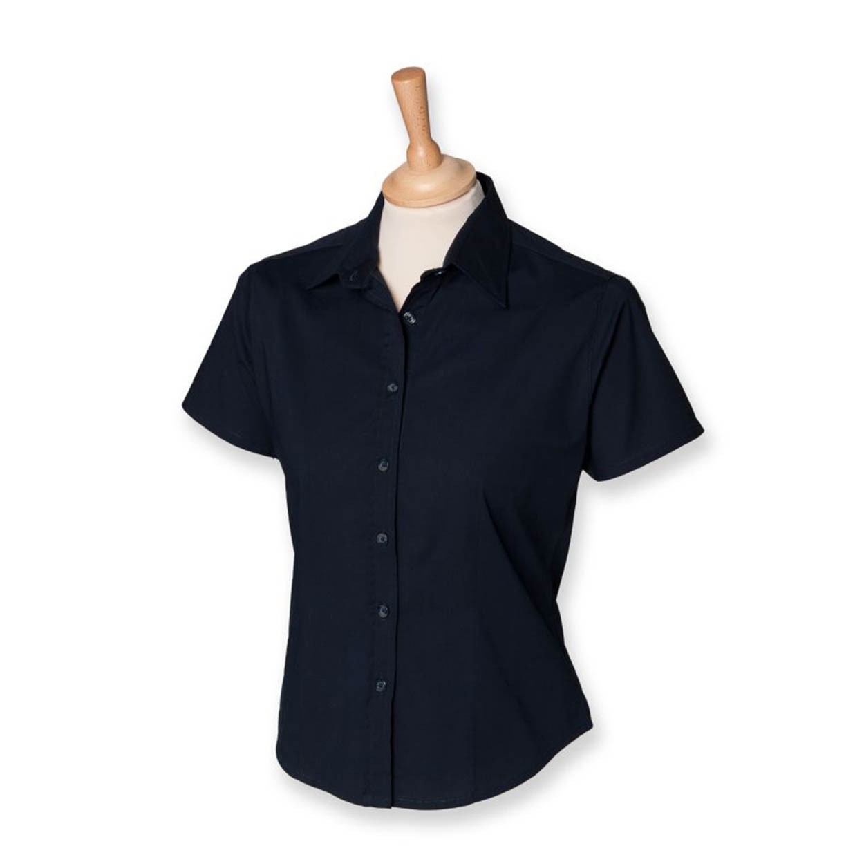 Henbury H540 Ladies Fitted Short Sleeve Blouse - Ladies Short Sleeve Work  Shirts - Work Shirts - Shirts - Leisurewear - Best Workwear