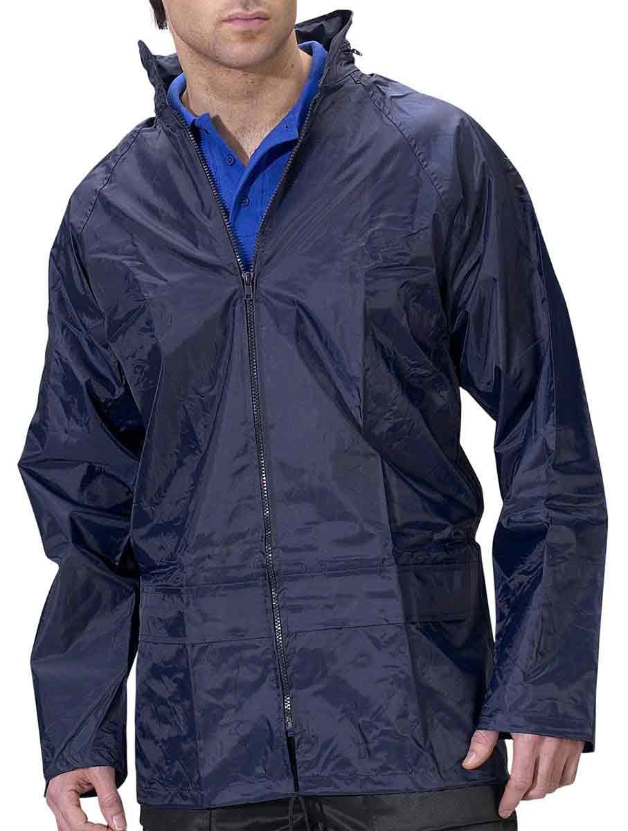 PVC NBDJ Nylon B-Dri Jacket - Waterproof Work Jackets - Working Waterproofs  - Workwear - Best Workwear
