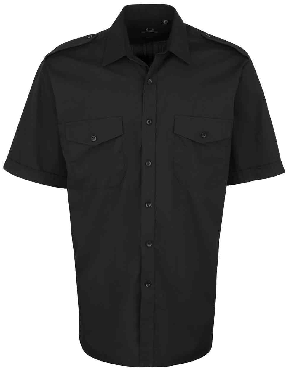 Premier Pilot Short Sleeve Shirt - Security Uniform - Security Uniforms &  Accessories - Uniforms - Best Workwear