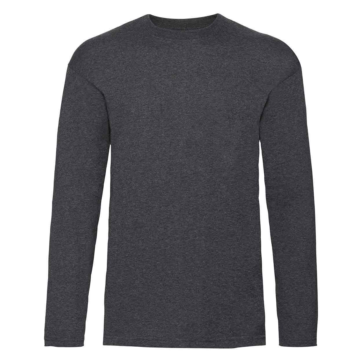 Fruit of the Loom SS21 Long Sleeve Value T-Shirt - Mens Long Sleeve T-Shirts  - Unisex / Men's T Shirt Alternatives - Unisex / Men's T Shirts - T Shirts  - Leisurewear - Best Workwear