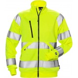 Fristads High vis sweat jacket woman cl 3 7427 SHV