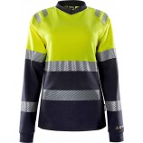 Fristads Flamestat high vis long sleeve t-shirt woman class 1 7108 TFL