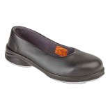 Himalayan 2213BK Ladies S1P Black Star Court Shoe