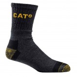 Caterpillar Premium Work Sock 3 Pair Pack Charcoal