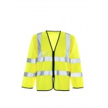 Supertouch 32741-7Hi Vis Yellow Long Sleeved Zip Vest