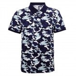 Asquith & Fox AQ018 Camo piqué polo