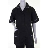 Click Workwear ATUBL Ladies Tunic Black/White Trim