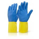 Click BCYB Bi Colour Heavyweight Rubber Glove