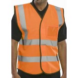 B-Seen BD108OR ID Vest Orange