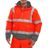 B-Seen Hi-Viz Bomber Jacket 