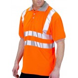 B-Seen Hi Viz Polo Shirt 