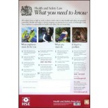 B-Safe BSSHSE01 Health & Safety Law Poster Pvc