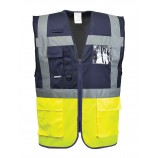 Portwest Paris Executive Vest Yellow Nav 