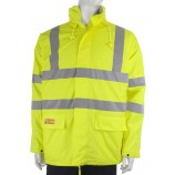 Click CFRLR3456 Flame retardent Anti Static Saturn Yellow Padded Jacket