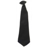 Click Workwear COTBLK Clip On Tie Black