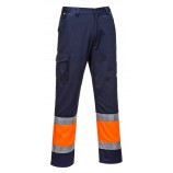 Portwest E049 Hi-Vis Two Tone Combat Trousers