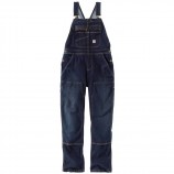 Carhartt 104044 Womens Denim Double Front Bib Overall