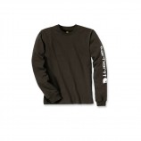 Carhartt EK231 Logo Long-Sleeve Shirt 