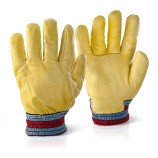 Click 2000 Fleece Lined Leather Glove Pack of 10