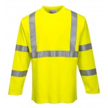 Portwest FR96 FR Hi-Vis Long Sleeve T-Shirt