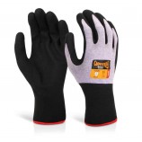 GZ104 Glovezilla Nitrile Foam Nylon Glove PK 10