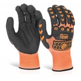 Glovezilla Foam Nitrile Coated OrangeGlove Pair