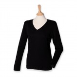 Henbury H721 Ladies V Neck Sweater