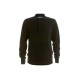 Kustom Kit Long Sleeve Arundel Knitted Polo