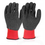 Click 2000 MP4FC M/P F/C Black Latex Poly Glove