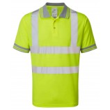 PULSAR P175 Hi-viz 100% Polyester Bird Eye Knit Polo Shirt