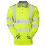 PULSAR P458 Long Sleeve Hi-viz Polo Shirt