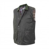 Hoggs of Fife Padded Waxed Waistcoat